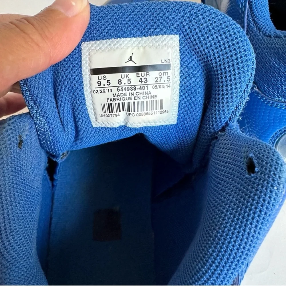 Jordan Jumpman Team 1 Sport Blue/White-Black Lace Up Sneakers